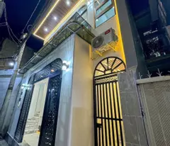 beautiful house for sale with private pink book - alley 1834 lo nhi, only 10m from huynh tan phat