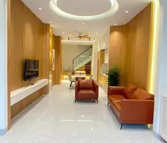 beautiful new 3-storey house for sale in dat lanh resettlement area - 13m road parallel to phong chau, nha trang