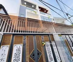 beautiful new 3-storey house for sale, nice location near 2/4 thap ba, vinh phuoc nha trang ward