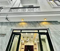 beautiful new 4-storey house for sale in tran nguyen han center - fully high-class furniture