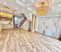 beautiful new 5-story house for sale - car access to the house - bo de, long bien