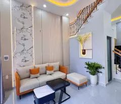 🏡 beautiful new house for sale - 1 ground 1 floor, wide alley - near market, school, supermarket