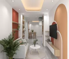 beautiful new house for sale fully furnished pham van dong near the airport - over 50m2 - only 3.99 billion
