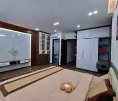 beautiful new house for sale in vuong thua vu street - car parked - house view of the whole city
