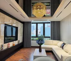 beautiful new house for sale in xuan thuy, cau giay - 56m² x 7t elevator - car garage - full interior - price 28.9 billion