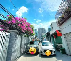 beautiful new house for sale - phu thuan district 7, full furniture business alley - avoid cars - parking in the cars