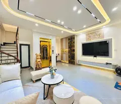 beautiful new house for sale thai thinh, dong da - 40m² x 7t elevator - mt 5.5m - full interior
