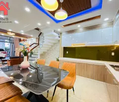 beautiful new house for sale with good furniture in pham van chieu go vap hxh 60m only 7.93 billion