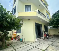 beautiful, shiny 3-floor me duc house for sale 9m horizontal right on the pineapple bridge, phu nong, vinh ngoc