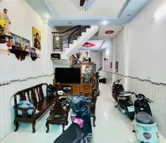 binh tan, car-friendly, 4-storey house 64m2, near le van quoi street, price.