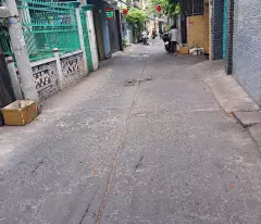 business front house for sale in ta quang buu, 4 floors, 4.5x23m, near aeon cao lu. convenient opening of company office,