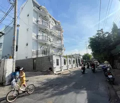 business front motoring house for sale - 5 floors - quan tre street, trung my tay, district 12 - near go vap, tan