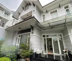 c70 🏡 neo-classical villa for sale nguyen van linh, district 7 - 9m horizontal - 2-car garage - near the epz