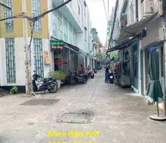 car alley house for sale on le van duyet, 4 floors bordering district 1 only 3 ti
