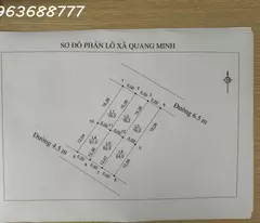 cc for sale 76m group 10 quang minh tt, 5m mt, beautiful square, avoid car business axis