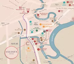 celesta rise kepple land podium apartment for sale, frontage on nguyen huu tho nha be