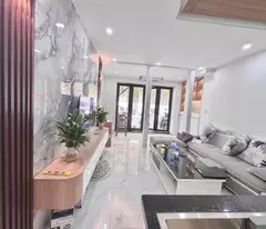 collective sale on the 1st floor of doan ke thien, mai dich, free of trucks, beautiful house with 3 bedrooms, fully furnished