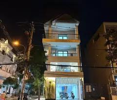 corner apartment 2mt 5x22 without street boundary in binh thanh, beautiful 4-storey house with good price