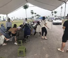 corner lot for sale on pho kieu, bich dong town, view of school park.