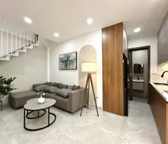 di ai-nhon house for sale, 33m2x5 floors, 4 bedrooms, fully functional, close to car, adjacent school, full amenities,