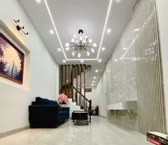 dinh cong thuong house for sale, near the street, 2 front and back spaces, 34m2, 6.9 billion (ctl)