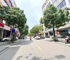 floor elevator house for sale on truong cong giai street, cau giay - wide sidewalks - business business