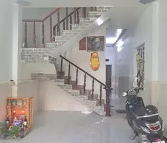 floor front house for sale in tan thoi hiep 13 district 12, 4 x 18m, about 5 billion