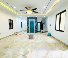floor house for sale - 3-airy corner lot - elevator - full interior - nguyen van cu, long bien