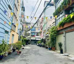 floor house for sale - 9m alley - huynh van bake, ward 11, phu nhuan - 32m² - 5 brs - price only 8.5 billion