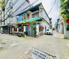 floor house for sale, corner lot, door car, vinh hung - hoang mai,