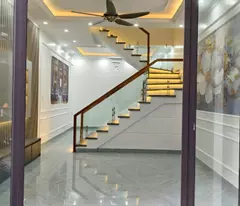 floor independent corner lot house for sale in trung hanh - dang lam, with parking gate