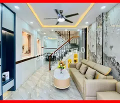 floor social house, 4 bedrooms, 4 bathrooms for sale - quang trung, go vap - 5.7 billion - 33m2 - beautiful new house - adequate to facilities