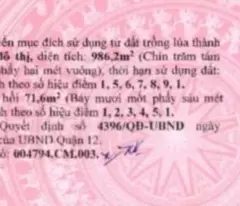 for sale (1,105m2) land and front house in dong hung thuan 17, district 12. price 45 billion tl