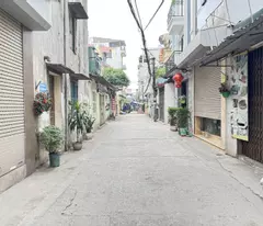 for sale 55.4m2 future level 4 house in corner lot with 2 street sides, right at diem go market, viet hung