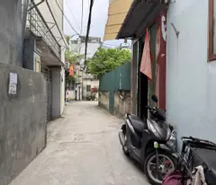 for sale 55.7m2 house c4, lane 92 thuong thanh. roads are clear, cars sleep in the ground