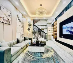 for sale beautiful house in ngoc lam street 40m building 4 floors offering for sale 6 billion farming lane, only a few steps to ngoc lane