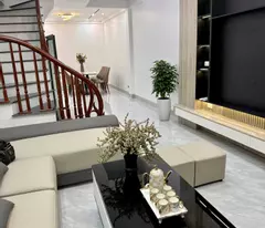 for sale new house built on corner lot - full furnished - wide front - vu tong phan - ngo thong car - 38m2!