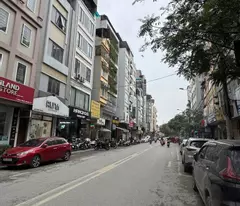 for sale of a building on trung phung street, dan commune - 108m x 9t with basement - wide sidewalk - price 84 billion