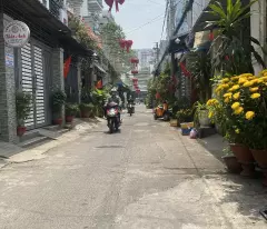 for sale social house 7m, 36m2, 2 floors reinforced concrete, near go dau street, tan phu, only 4.4 billion