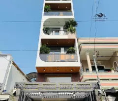 for sale street house 1 ground floor 1 mezzanine 5 floors area 4.2x25 in ward 8 - go vap district - hcm
