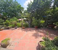 garden house for sale, frontage on duong cong khi, near highway 22, 45x80m2, 1000m2 residential area, 125 billion.