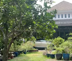 garden villa + plastic front land for sale - tan tong hoi, cu chi - huge 20m horizontal