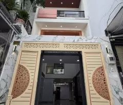 high-level townhouse for sale - 12m always with curves - vip area - tan phu - hcmc