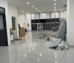 ho hoc lam shophouse for sale, corner lot, 1 ground floor, 1 first floor, beautiful house, suitable for multi-industry business