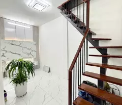 hoang hoa tham house for sale, area 20m x 5 floors, only 3,650 billion, red book, clear alley, near the street, beautiful house