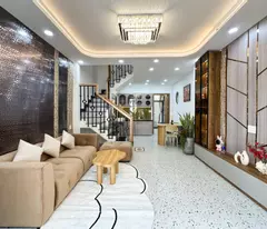 hoang hoa tham social house for sale, 2 floors, 3 bedrooms, brand new house right at 6 billion