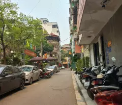 hoang nguyen house for sale, near the street, dt87m2 6t, oto parking, both to live in and for rent, over 30 billion