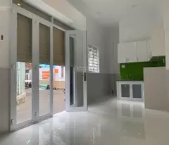 house for sale, 1 billion,680, 8x4 (32m2) 1 ground floor 1 mezzanine, doan van bo street, ward 18, district 4