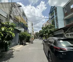 house for sale, 10m duong quang ham alley - right on nguyen van luong, 10x24m, level 4, 21.5 billion.