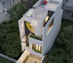 🔥 house for sale 2 floor 1 ground - modern design near tan phong ward